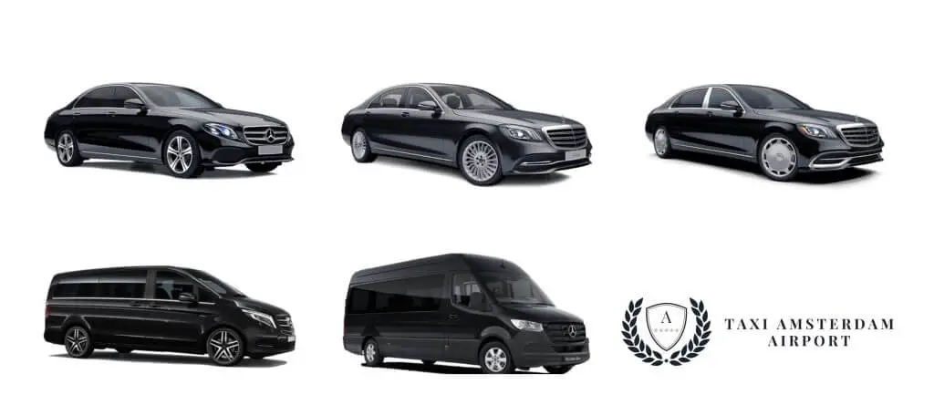 Modern and Clean Taxi Fleet of Amsterdam Airport